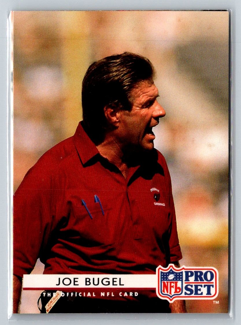 1992 Pro Set FACT Mobil #297 Joe Bugel