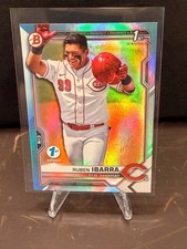 2021 Bowman  Chrome Draft 1st Edition RUBEN IBARRA   REDS BD-189