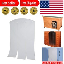 Durable Pet Door Flap for Dog Houses, 14.75 x 21.5 in - Ideal for Medium Dogs