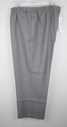 ALFRED DUNNER Women's Gray Pull-on Dress Pants Plus SZ 20W Elastic Waist NWT