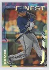 2014 Topps Finest Hot Box Orange Refractor Carlos Gomez #14 0f8
