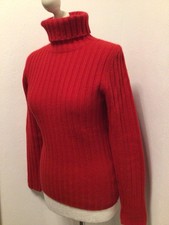 Insieme Rollkragenpullover 100% Kaschmir Cashmere Rot Gr. 38
