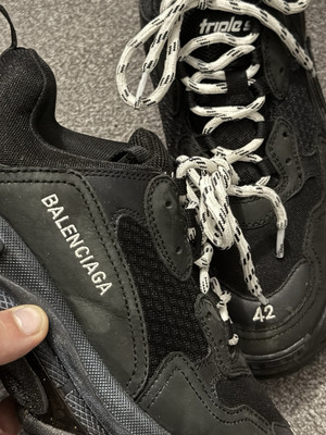 balenciaga triple s 42 グレー 0 S Balenciaga SSENSE Exclusive 42