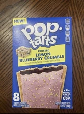 New Lemon Blueberry Crumble POP TARTS Toast Pastries