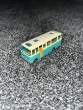 Husky Corgi Juniors Duple Vista 25 Coach, solid gray wheels, made England 1960s