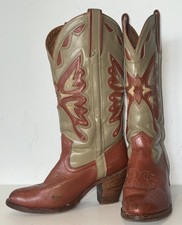 Vtg 70s 80s Sz 8 Miss Capizio Cowboy Women's Cowgirl Boots Vintage High Heel