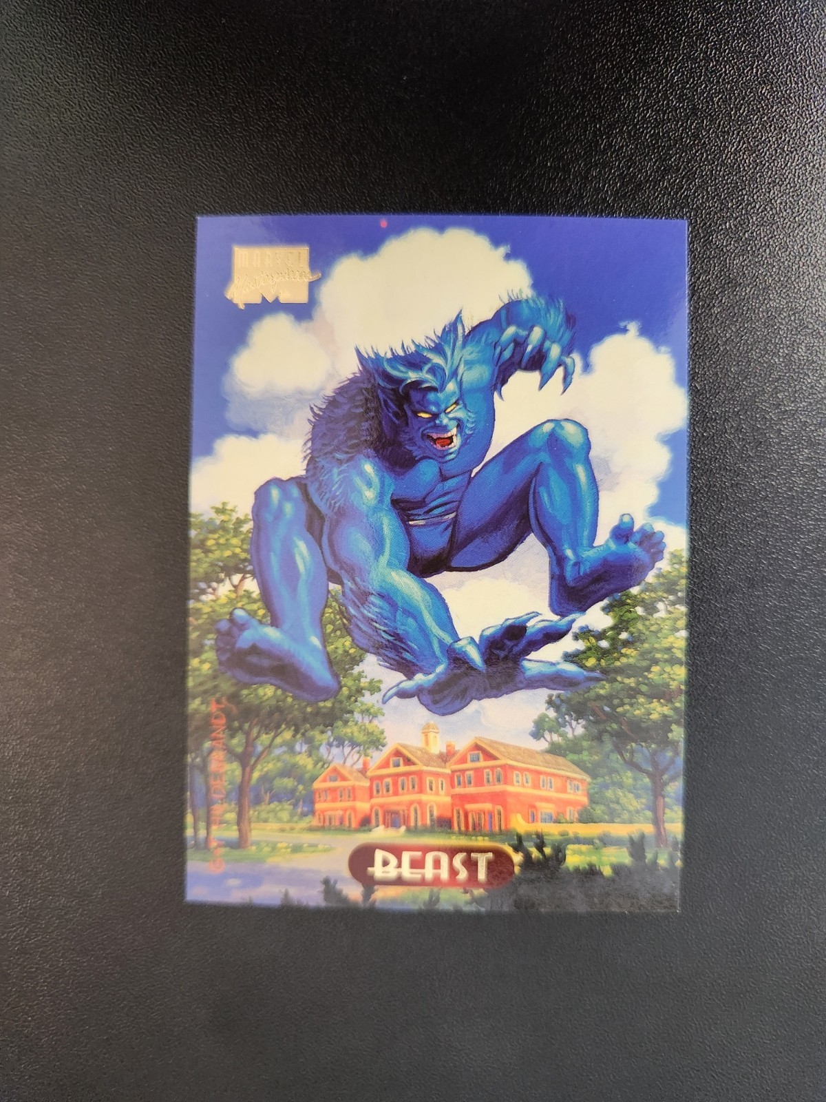 1994 Fleer Marvel Masterpieces Beast #3 Base Card Hildebrandt