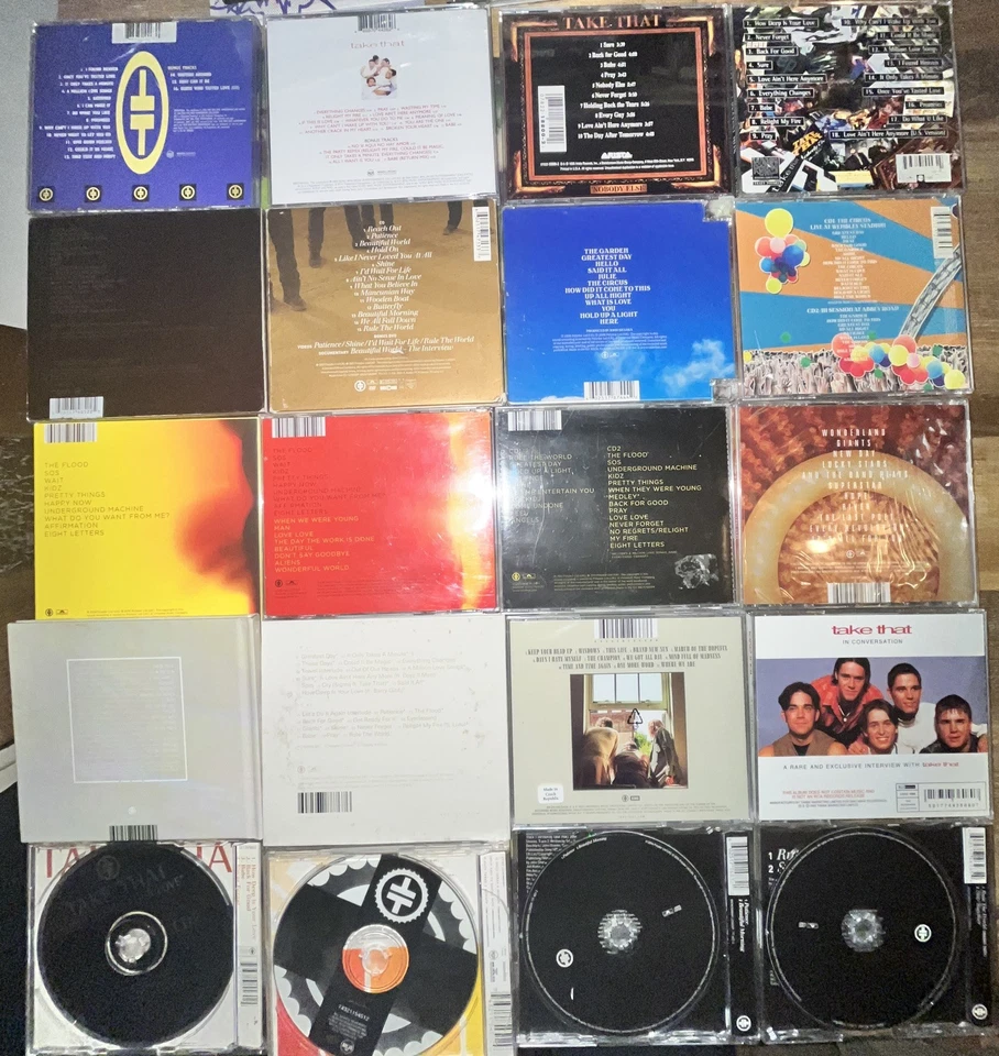 TAKE THAT 25 CDS PARTY EVERYTHING CHANGES NOBODY ELSE CIRCUS PROGRESS ODYSSEY - Image 2 of 2