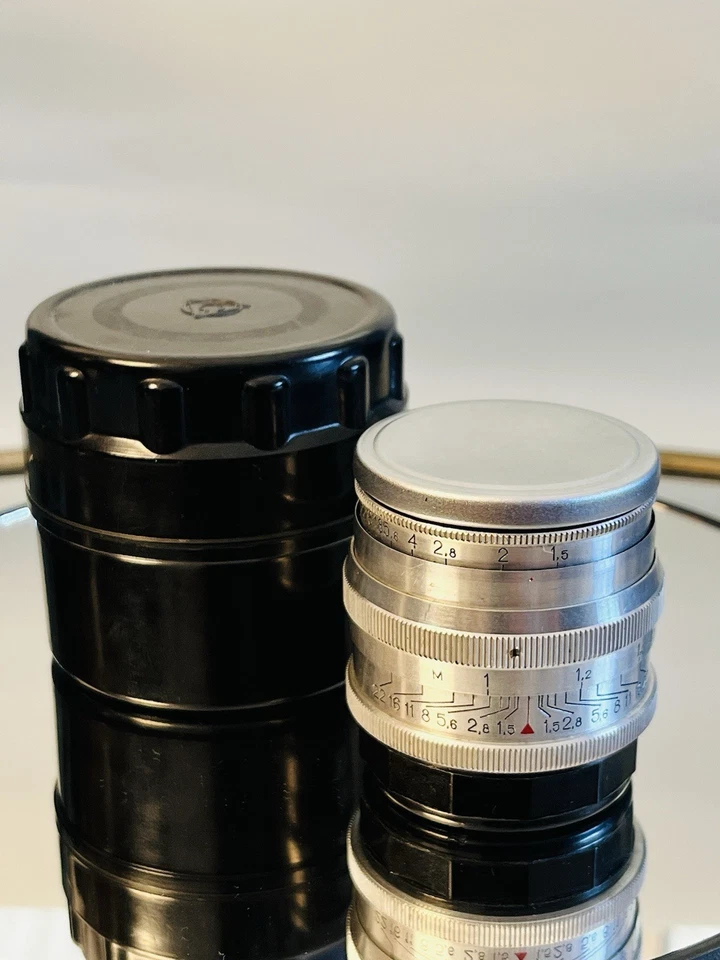 JUPITER-3  Red “P” 1960 50mm f 1,5 USSR Zeiss Sonnar Germany m39 Mount/Leica - Imagen 2 de 4