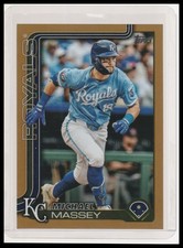 2025 Topps #481 Michael Massey Gold #/2025