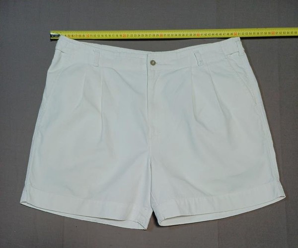 Men Dockers Shorts White Denim 38