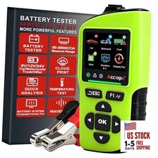 BT90 PRO 2-360Ah Battery Tester with Cloud Printing, 30-3800 CCA, GREEN