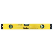 WICKES Aluminium General Use Spirit Level - 450mm
