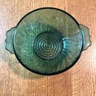 Jeanette Ultramarine Swirl Pattern Depression Glass Handled Lug Soup/Dessert