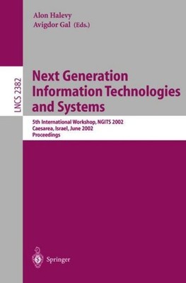 Next Generation Information Technologies and Systems Alon Halevy