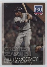 2019 Topps 150 Years of Professional Baseball Willie McCovey #150-143 HOF 3pu