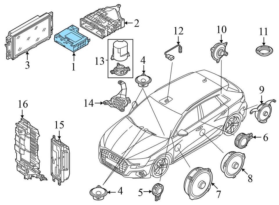 AUDI A3 QUATTRO 2022-2024 - MMI Módulo de control / Ordenador 8Y0035050J Foto 4 de 4