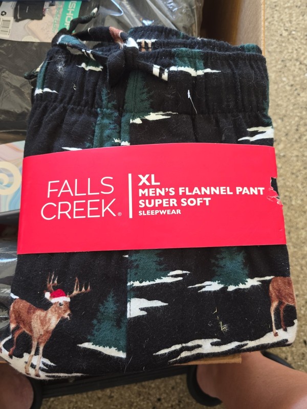 Mens XL Flannel Sleep Pant Ny Falls Creek, New