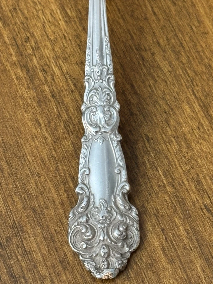 Reed & Barton Sterling FRENCH RENAISSANCE Round Bowl Soup Spoon 5 7/8" No Mono - Image 4 of 4