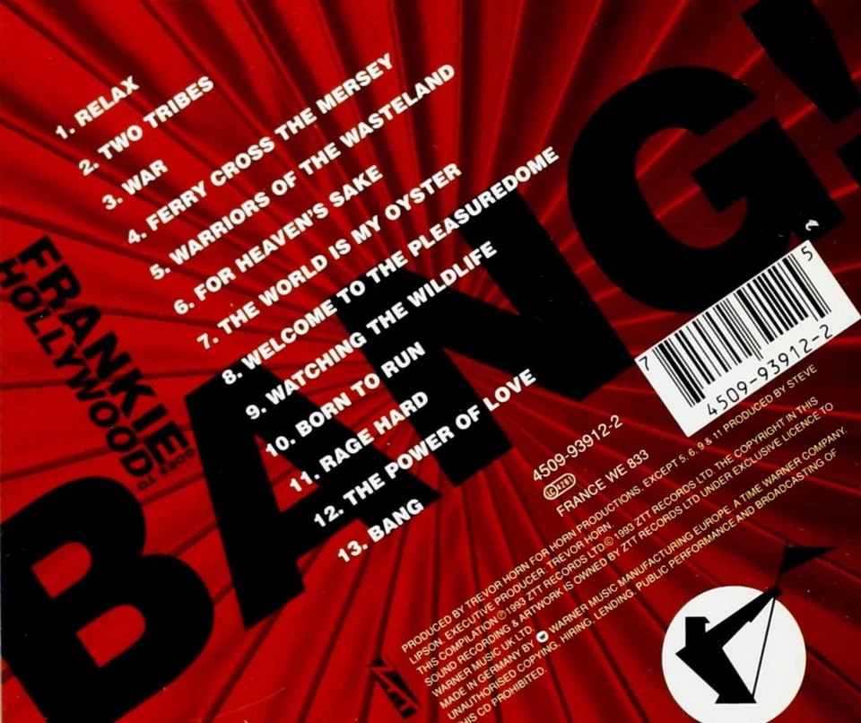 Frankie Goes To H Bang!: The Greatest Hits of Frankie Goes to H (CD) (UK IMPORT) - Imagem 2 de 2