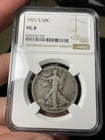 1921-S NGC VG8 Walking Liberty Half Dollar Key Date