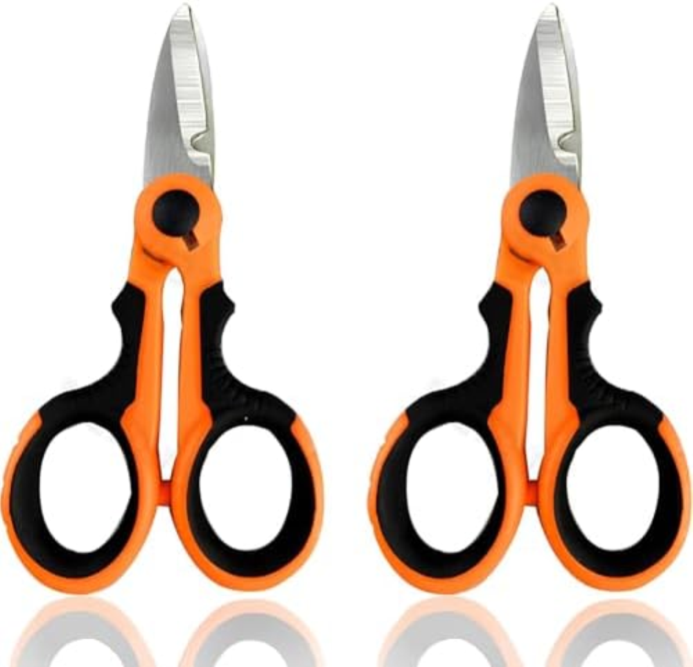 2 Pezzi Forbici Da Elettricista Professionali, Forbice Per Elettricisti, Forbice
