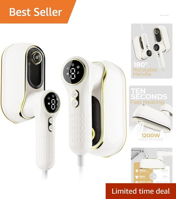 #ad Effortless Wrinkle Remover – 150ml Handheld Steamer with 180° Rotate Handle $55.05