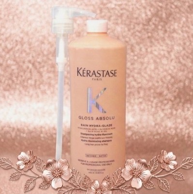 Kerastase Gloss Absolu Bain Hydra Glaze 33.8oz / 1L FREE PUMP