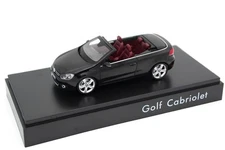 VW VOLKSWAGEN GOLF VI 6 CABRIOLET 2011 Black Herpa 5K7099300ICO 1/43 Roadster