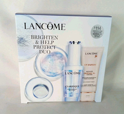 Lancome Clarifique Set Pro-Solution Serum & UV Expert Aquagel SPF50+ EXP 11/26