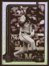 2025 Topps Chrome #281 Alec Burleson Sepia Refractors