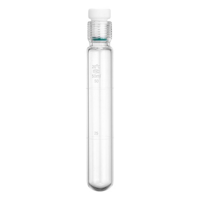 #ad 50ml Round Bottom Heavy Wall Pressure Bottle with Scale Clear $21.61