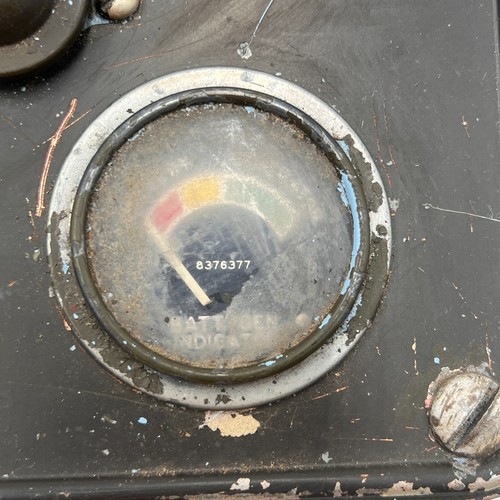 Vintage Military Cluster Gauge Instrument Dashboard Panel Jeep STEAMPUNK 7.5X15" - Foto 9 di 19