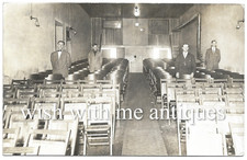 Rawlins Wyoming Movie Theater Interior RPPC Photo Postcard