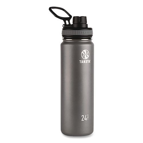 TAKEYA Originals Stainless Steel Vacuum Insulated Water Bottle, 24 oz, Graphite