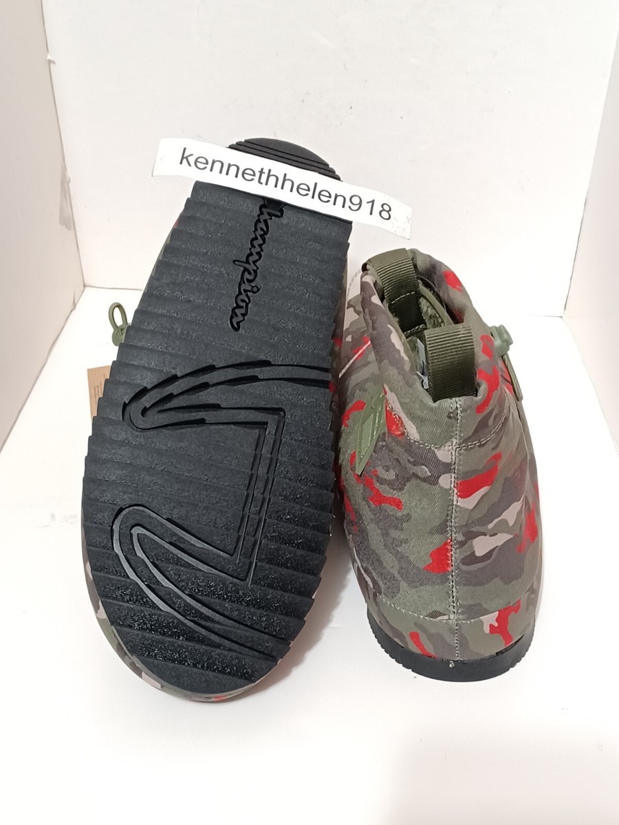 CHAMPION RALLY DRIZZLE SLIPPERS BOOTS OLIVE GREEN CAMO MENS SIZE 10 M.PRE-OWNED NEW CHAMPION RALLY DRIZZLE SLIPPERS BOOTS OLIVE GREEN CAMO  main image 3