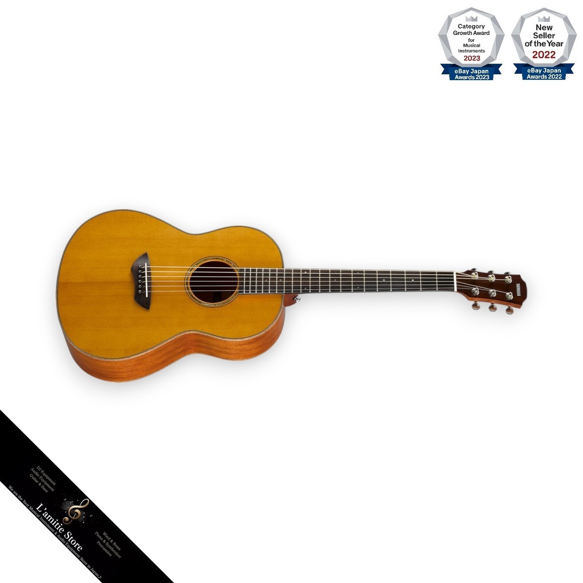YAMAHA CSF-3M VN Vintage Natural Japan CSF3M Acoustic Guitar Right