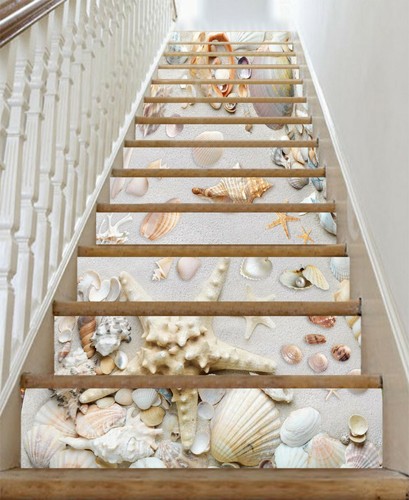 Décor Mural 3D Shiny Stars - Autocollants Pour Contremarches D'escalier - 281NA