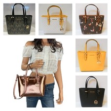 Michael Kors Jet Set Travel XS Carryall Tote Satchel Shoulder Crossbody Bag