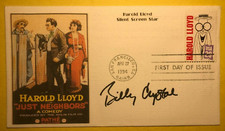 SIGNED BILLY CRYSTAL FDC AUTOGRAPHED FIRST DAY COVER - HOLLYWOOD CACHET