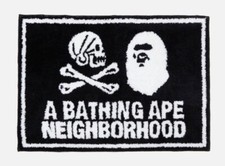 A BATHING APE BAPE x NEIGHBORHOOD RUG MAT 1J2...