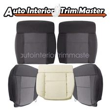 For Ford F150 XL 2004-2008 Both Side Cloth Bottom Lean Back Seat Cover Dark Gray