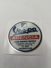 Aufkleber Vespa Händlerschild für's Beinschild Argencia