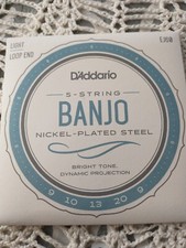 5 string banjo strings D'Addario Martin Vega Banjo Music Instrumental P12