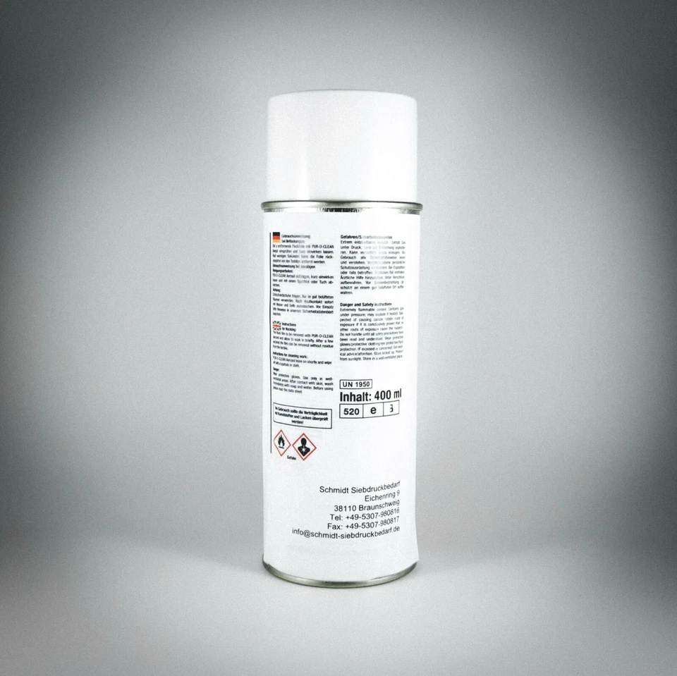 *AKTION* 400ml Flexentferner Flockentferner Spray R14 | Textildruck Entferner - Bild 2 von 4