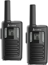 Cobra MT100 Walkie Talkie Radio Twin Pack Long-Distance Reception 3km Range