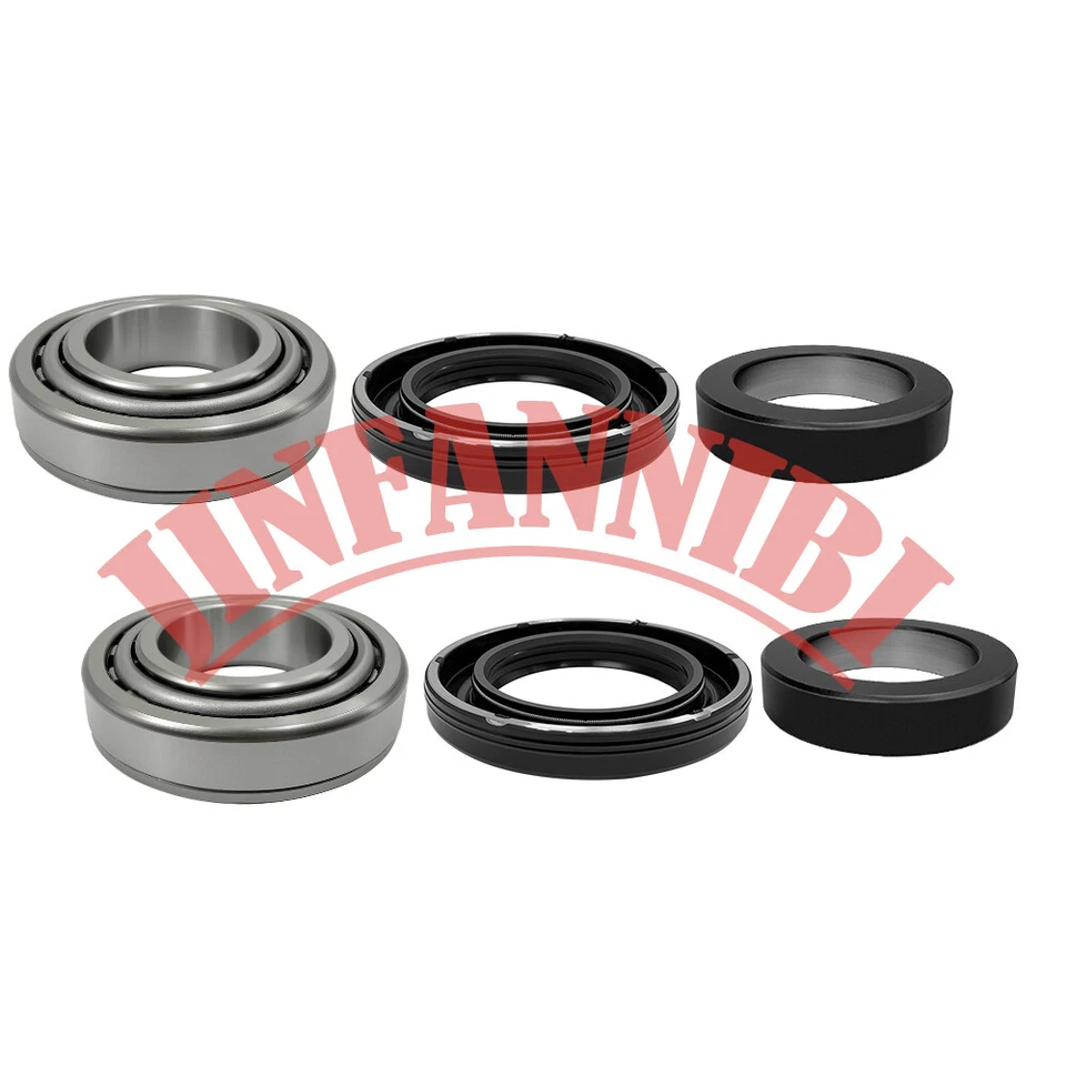 2 Set Rear Wheel Bearing & Seal Kit for Dana 44 Jeep Wagoneer Wrangler TJ XJ J10 Foto 3 de 4