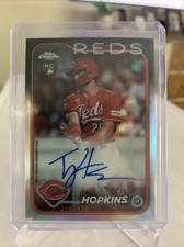 2024 Topps Chrome TJ Hopkins Refractor Rookie Auto /499 Cincinnati Reds RA-TH