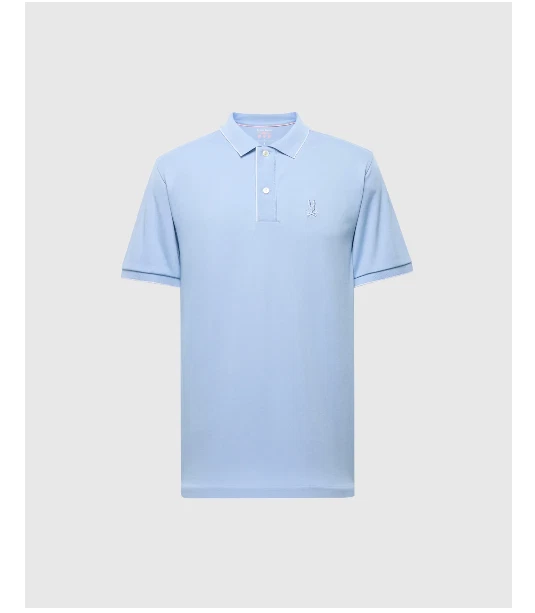 New Psycho Bunny Mens Bryce Performance Pique Polo Blue MSRP $98 SIZES S-3XL