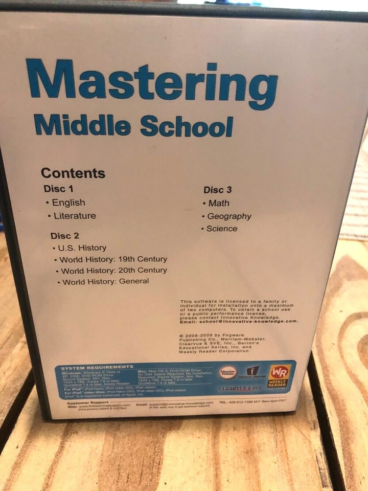 Weekly Reader Mastering Middle School DVD ROM - Image 4 of 4